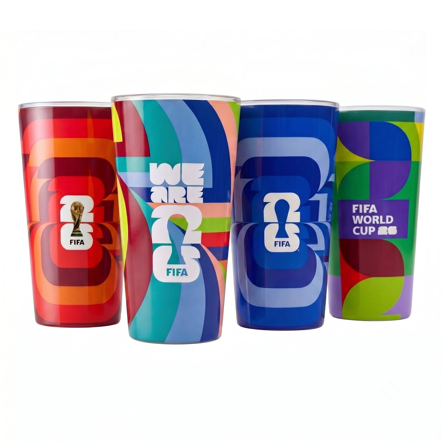 Atelier Sportif Official Official FIFA World Cup 2026 Edition 17 Oz Glass Tumblers