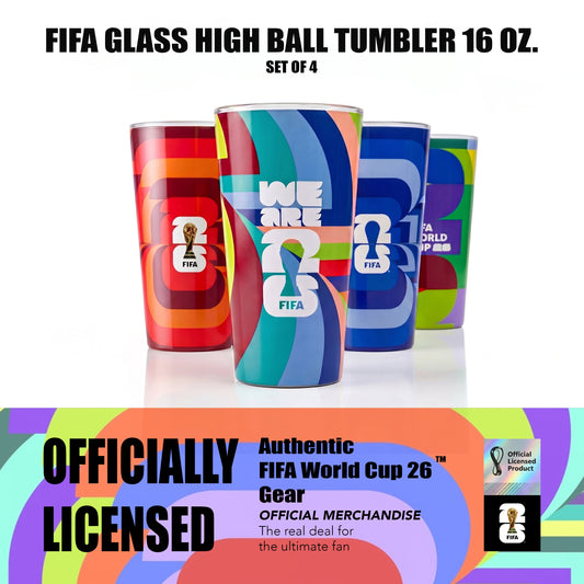 Atelier Sportif Official Official FIFA World Cup 2026 Edition 17 Oz Glass Tumblers