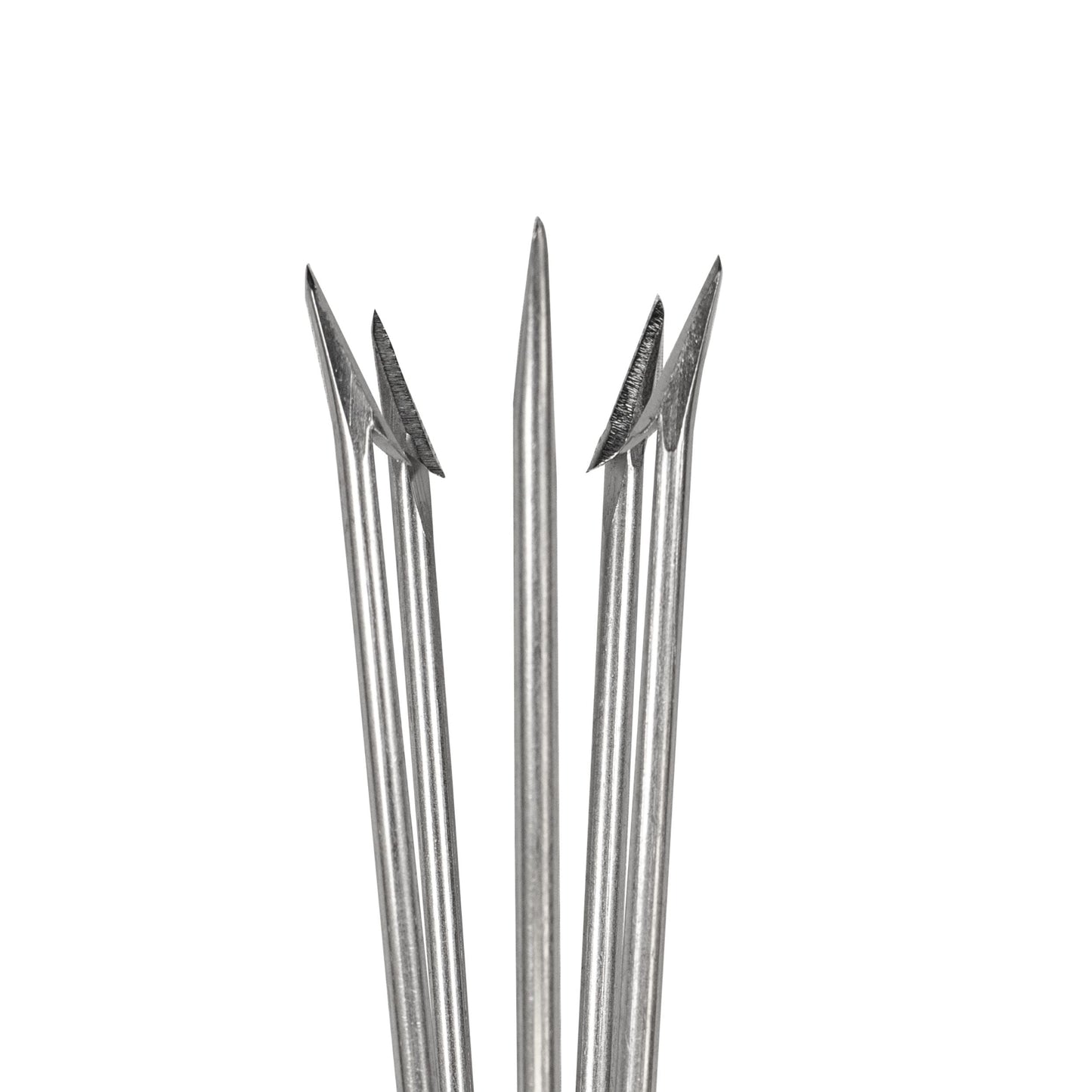Spearfishing Lionfish 6" Pole Spear Tip 5 Prong Paralyzer w/ Barbs, 7mm