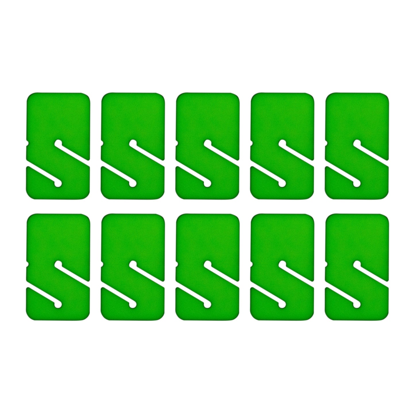 Scuba Cave Diving Line Glow in the Dark Rectangular Marker, 10pc Pack