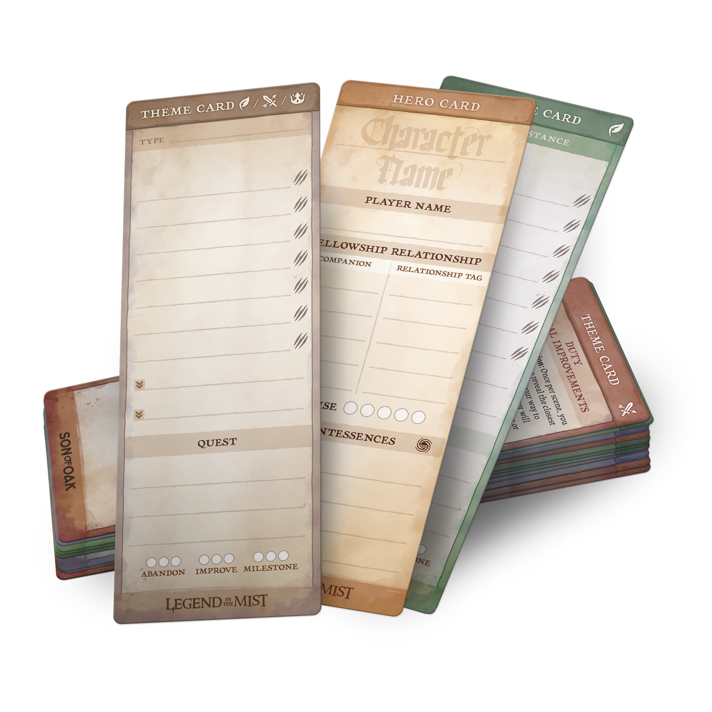 Theme Cards (60) - Legend in the Mist