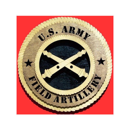 Field artillery Wall Tributes - 12 inch.