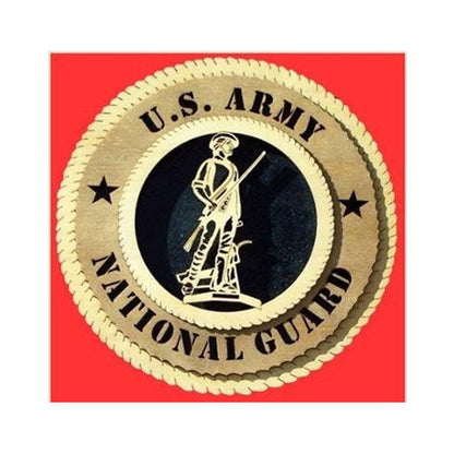 National Guard Wall Tribute, National Guard Wood Wall Tribute - 12".