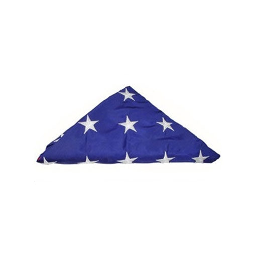 Pre-Folded American Flags for Flag Display Cases - Fit 3'x5' American Flag or Fit 5'x9.5' American Burial Flag.
