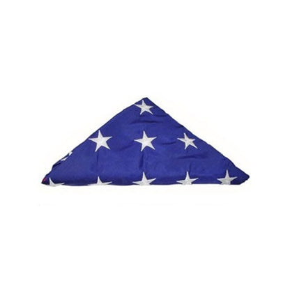 Pre-Folded American Flags for Flag Display Cases - Fit 3'x5' American Flag or Fit 5'x9.5' American Burial Flag.