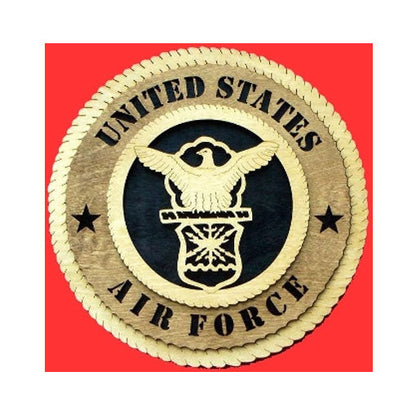 Air Force wall tribute, Laser Wall Tributes - 12".