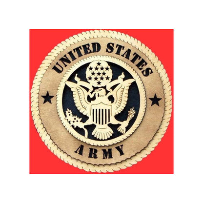 Army Wall Tribute, Army Hand Made Gift - 9".