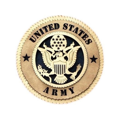 Army wall tribute, Laser Wall Tributes - 12".