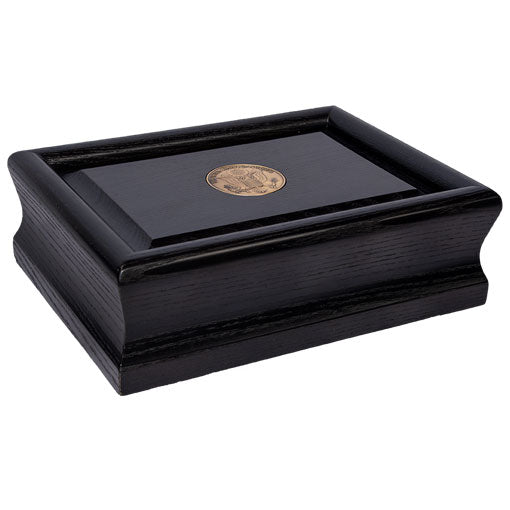 Flags Connections - Patriot Urn - Coast Guard - Black, Cherry or Oak.
