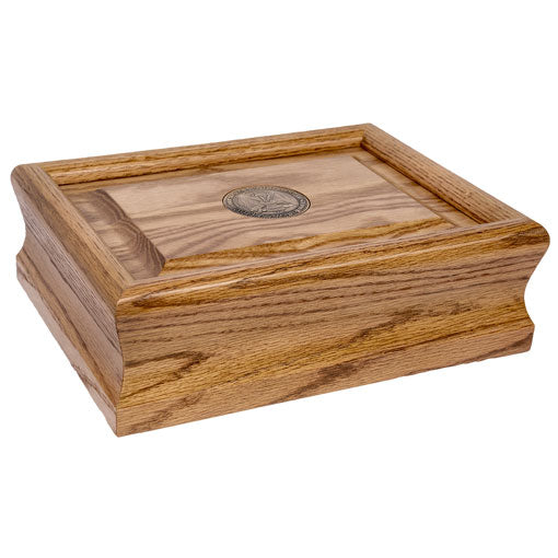 Flags Connections - Patriot Urn - Air Force - Oak Color.