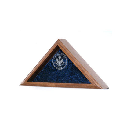 Personalized Flag Case - Oak, Walnut, Cherry or Mahogany Material.