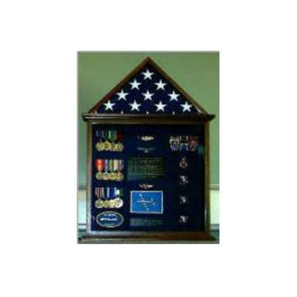 Flag Case, Flag and Badge display cases - Fit 3' x 5' Flag.
