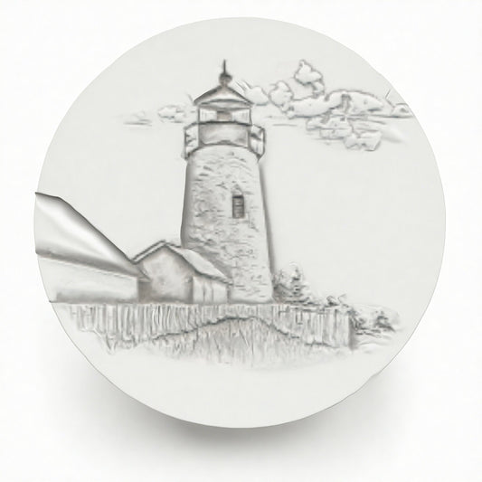 Stone Lighthouse Drink Coasters