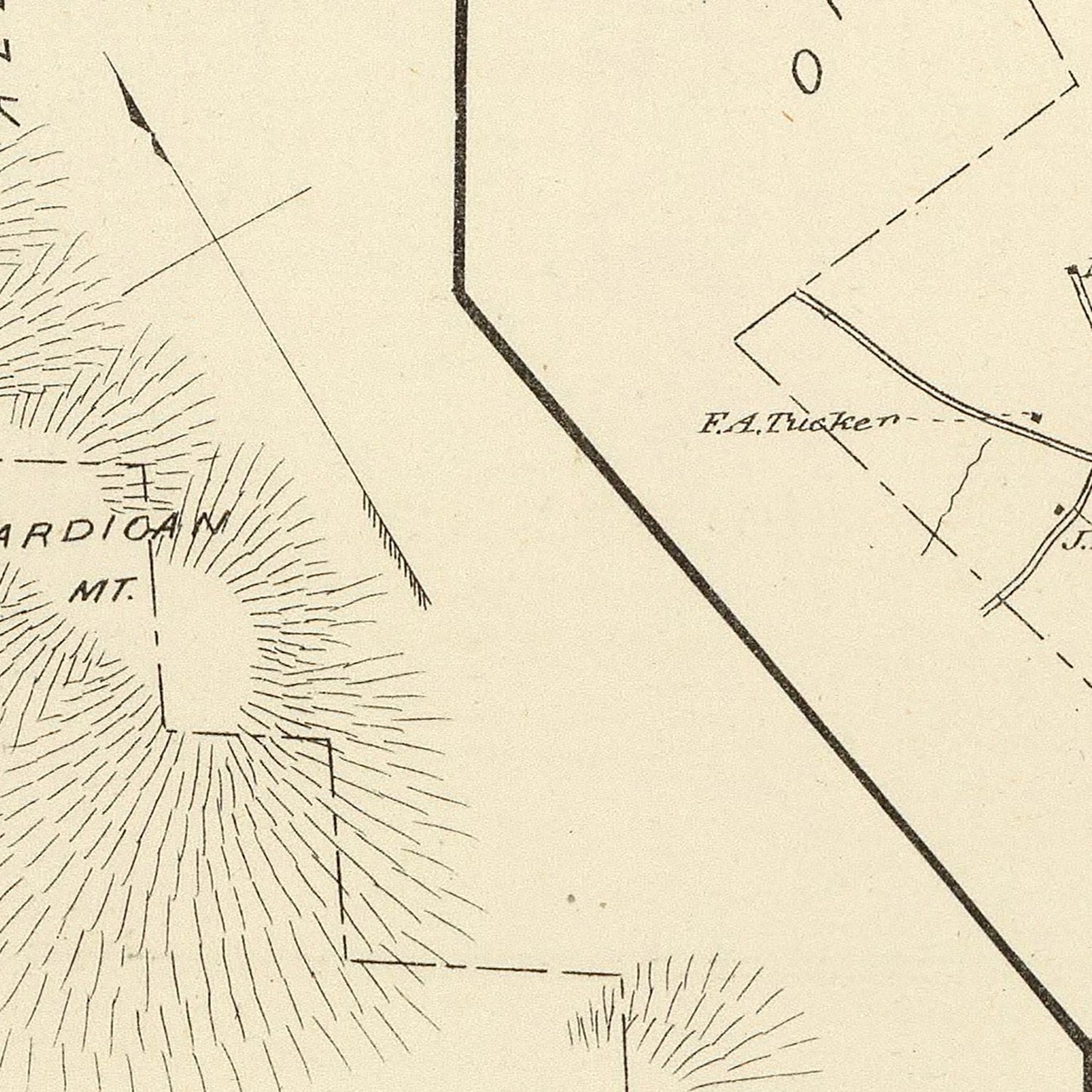 Vintage Map of Alexandria, New Hampshire 1892