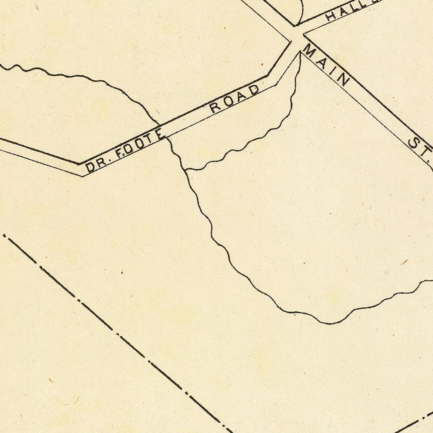 Vintage Map of Baltic, Connecticut 1893