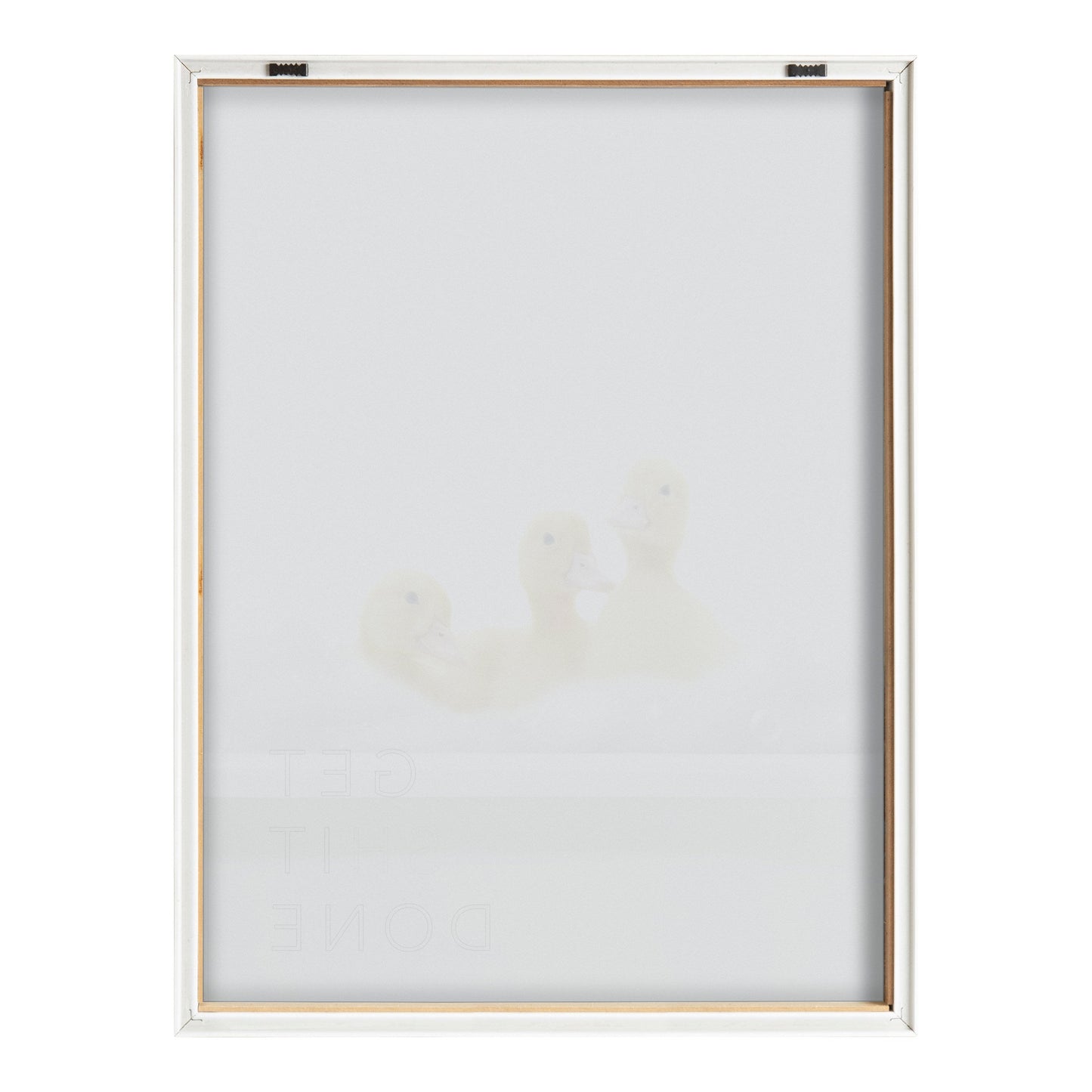 Blake Bathroom Bubble Bath 3 Ducks Framed Printed Glass by The Creative Bunch Studio