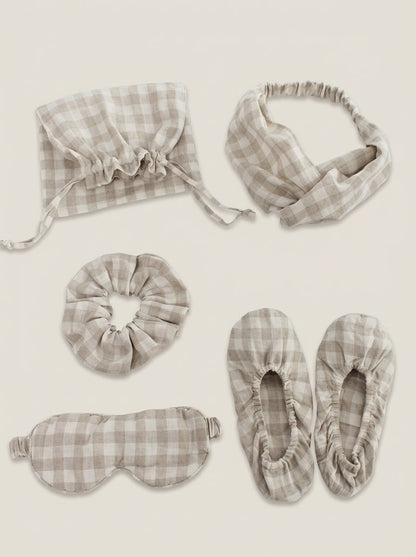 Linen Sleep and Travel Comfort Set