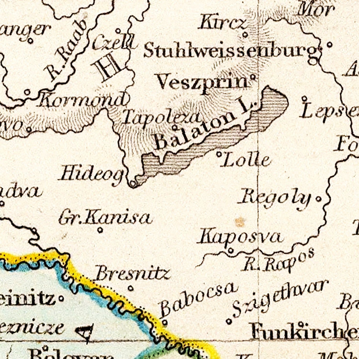 Vintage Map of Austrian Empire 1832
