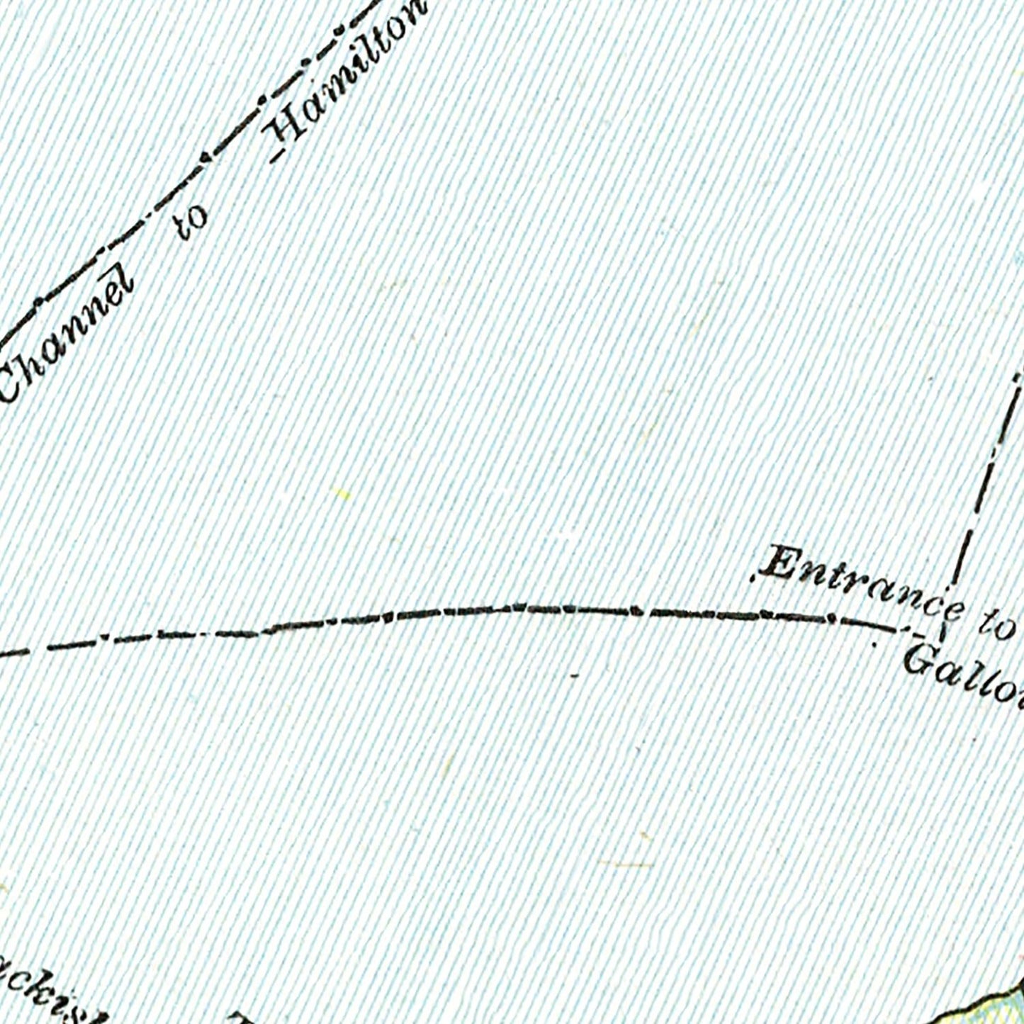 Vintage Map of Bermuda Islands 1901