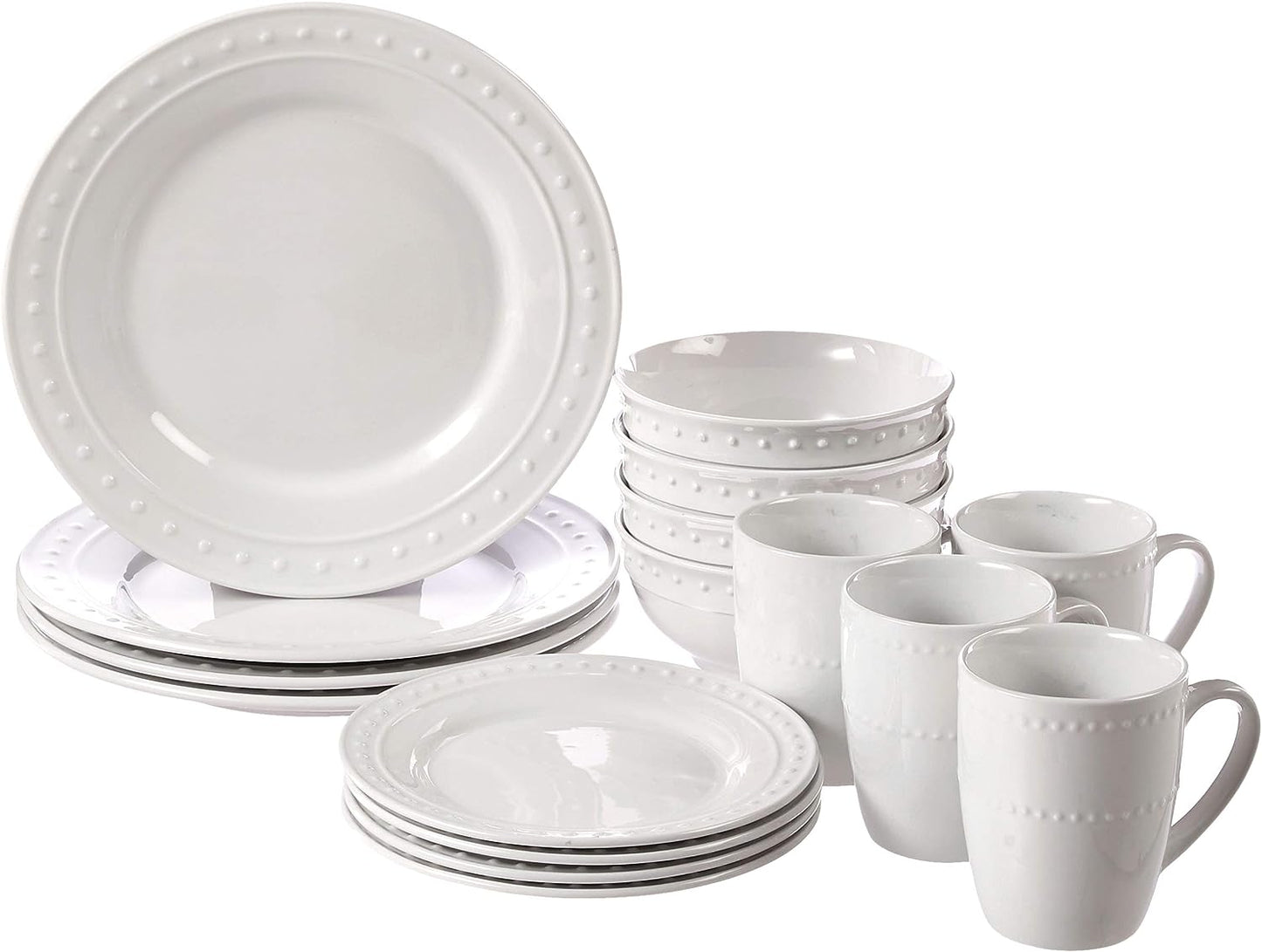 MONIQUE PORCELAIN 16 PC DINNER SET