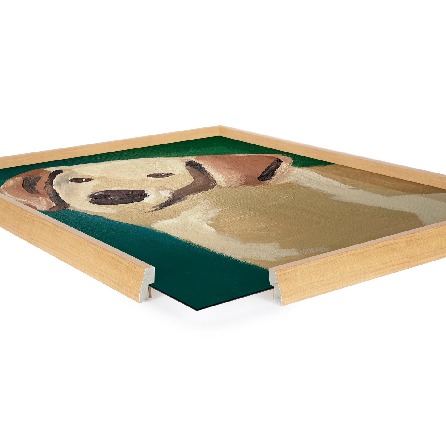 Blake Lily Framed Printed Glass by Caleb Griswold