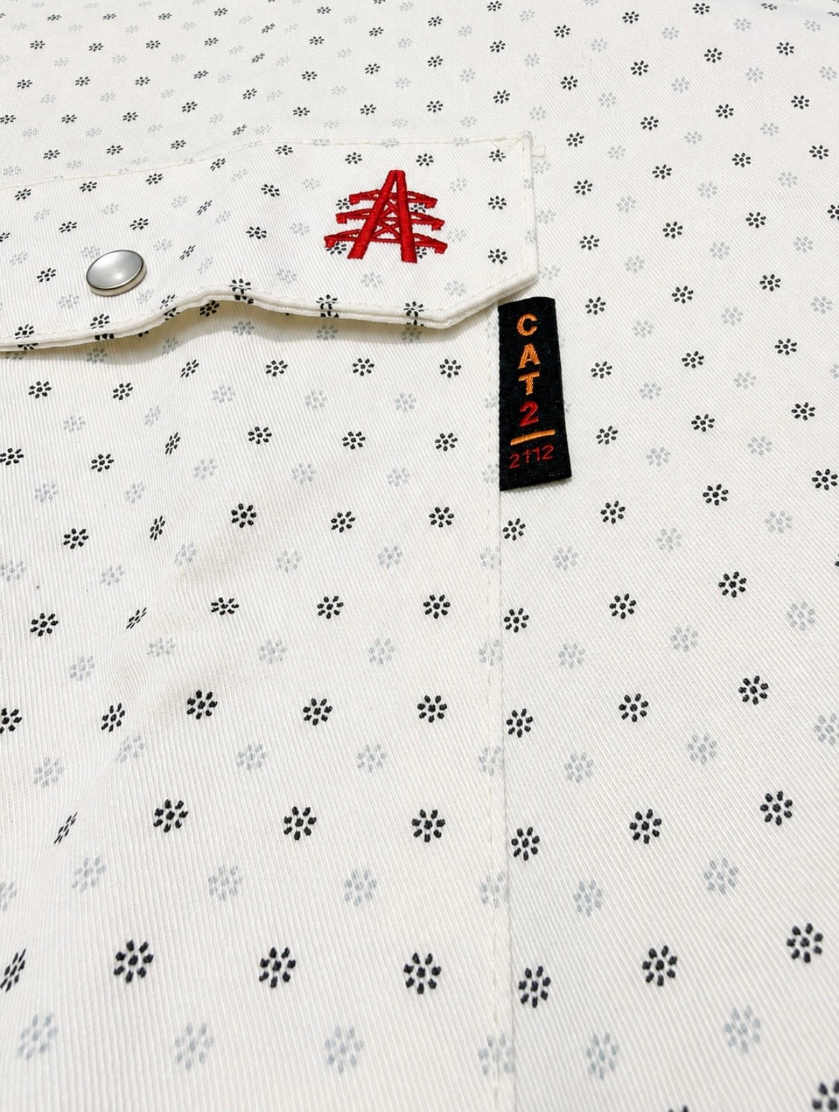 FR Pearl Snap Work Shirt - Phantom White