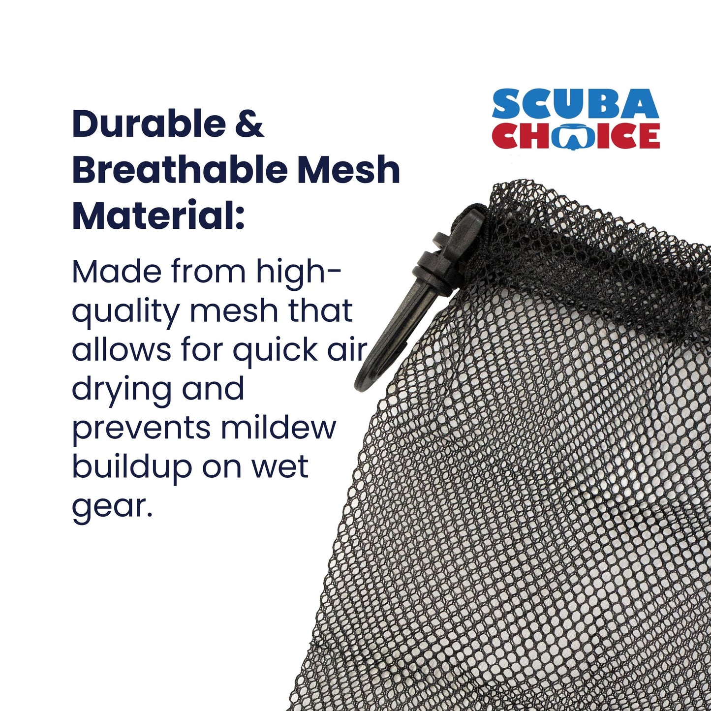 Scuba Choice Mask/ Surface Marker/ Multi Purposes Storage Mesh Bag