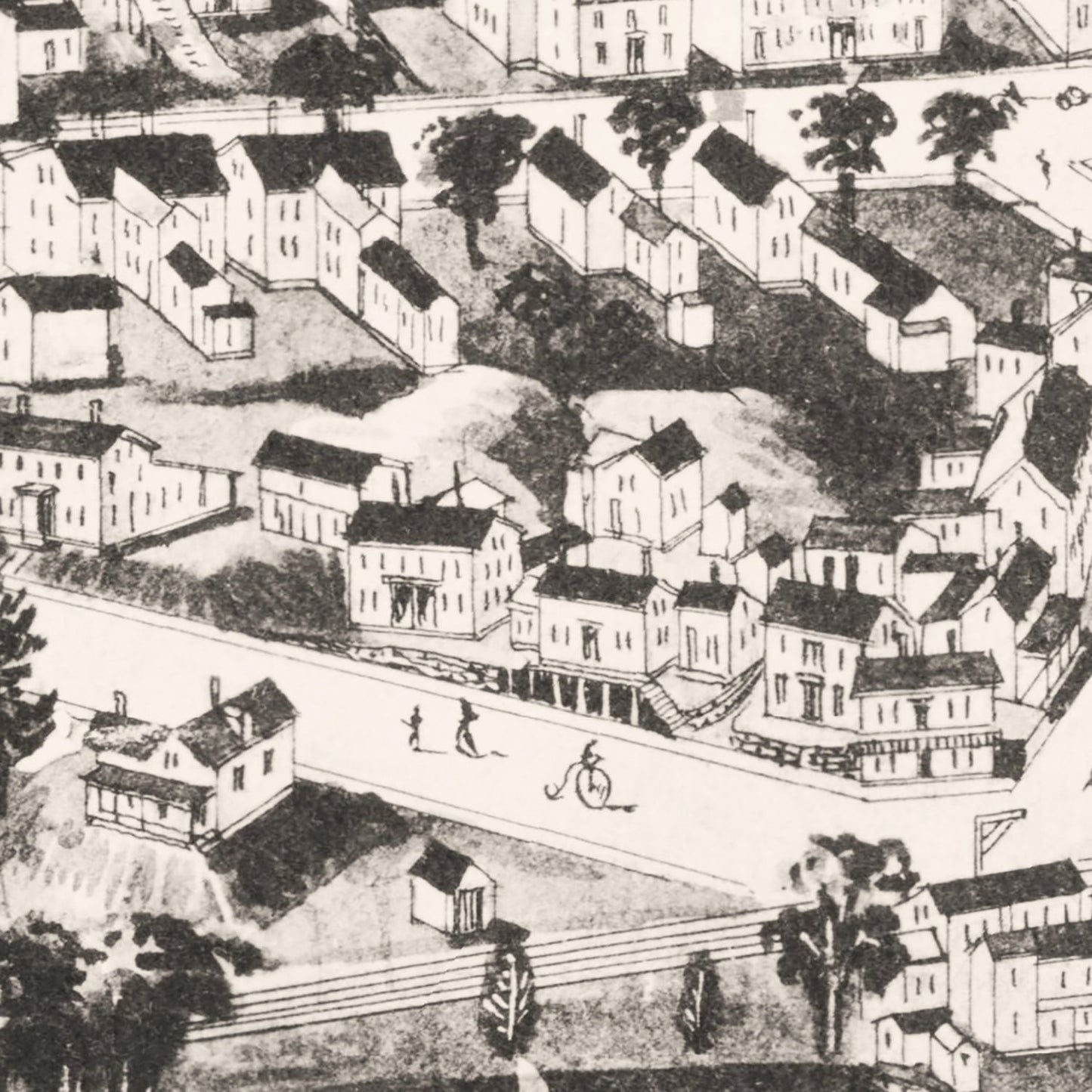 Vintage Map of Ballardvale, Massachusetts 1885