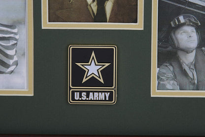 The Military Gift Store Products Frame Go Army Medallion 5-Picture Collage Frame.