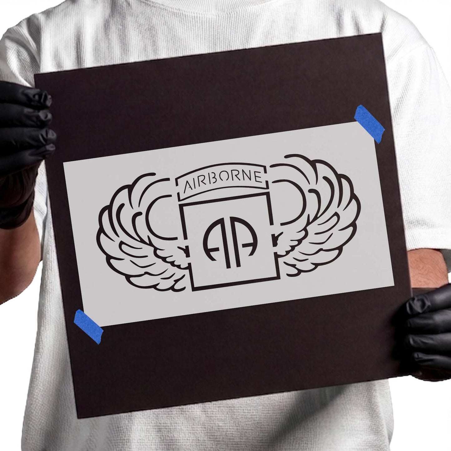 82nd Airborne Logo Stencil