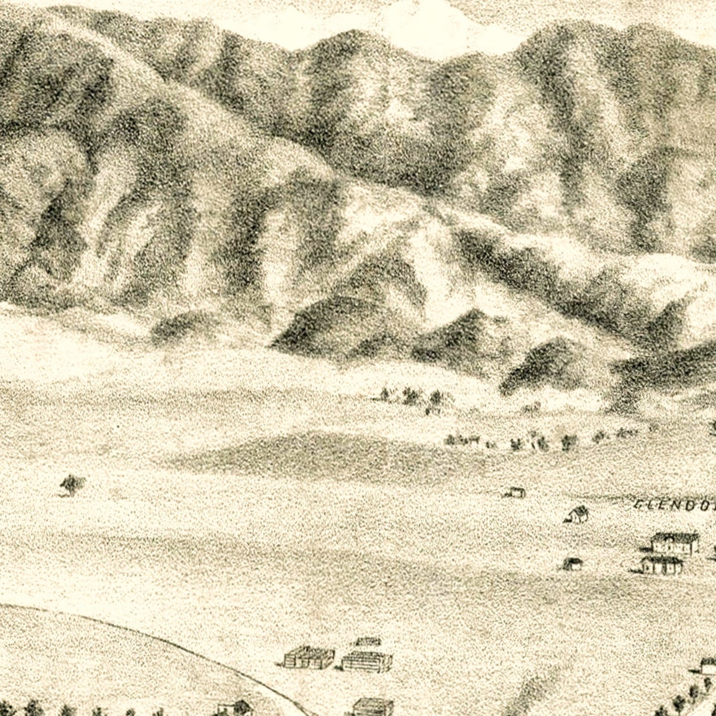 Vintage Map of Alosta, California 1888