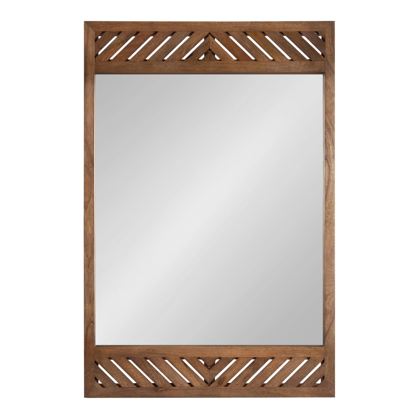 Mezzeta Wood Rectangle Wall Mirror