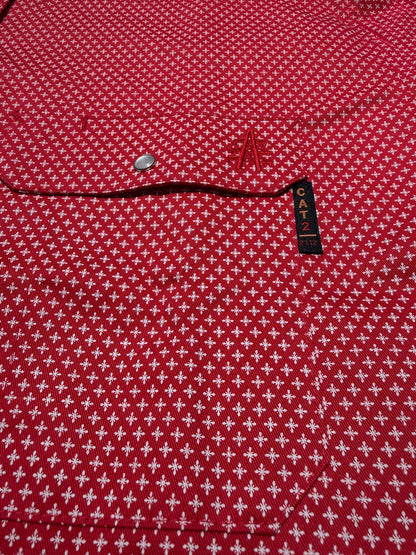 FR Pearl Snap Work shirt - Alpha Red