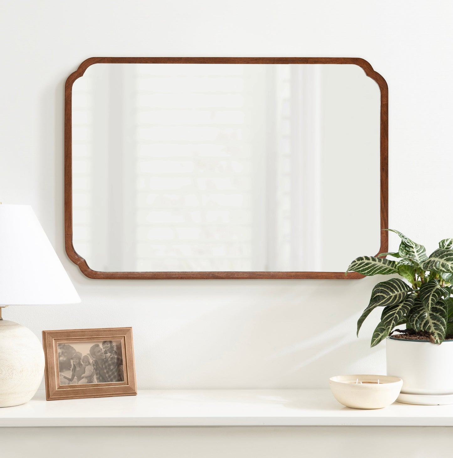 Marston Wood Framed Wall Mirror
