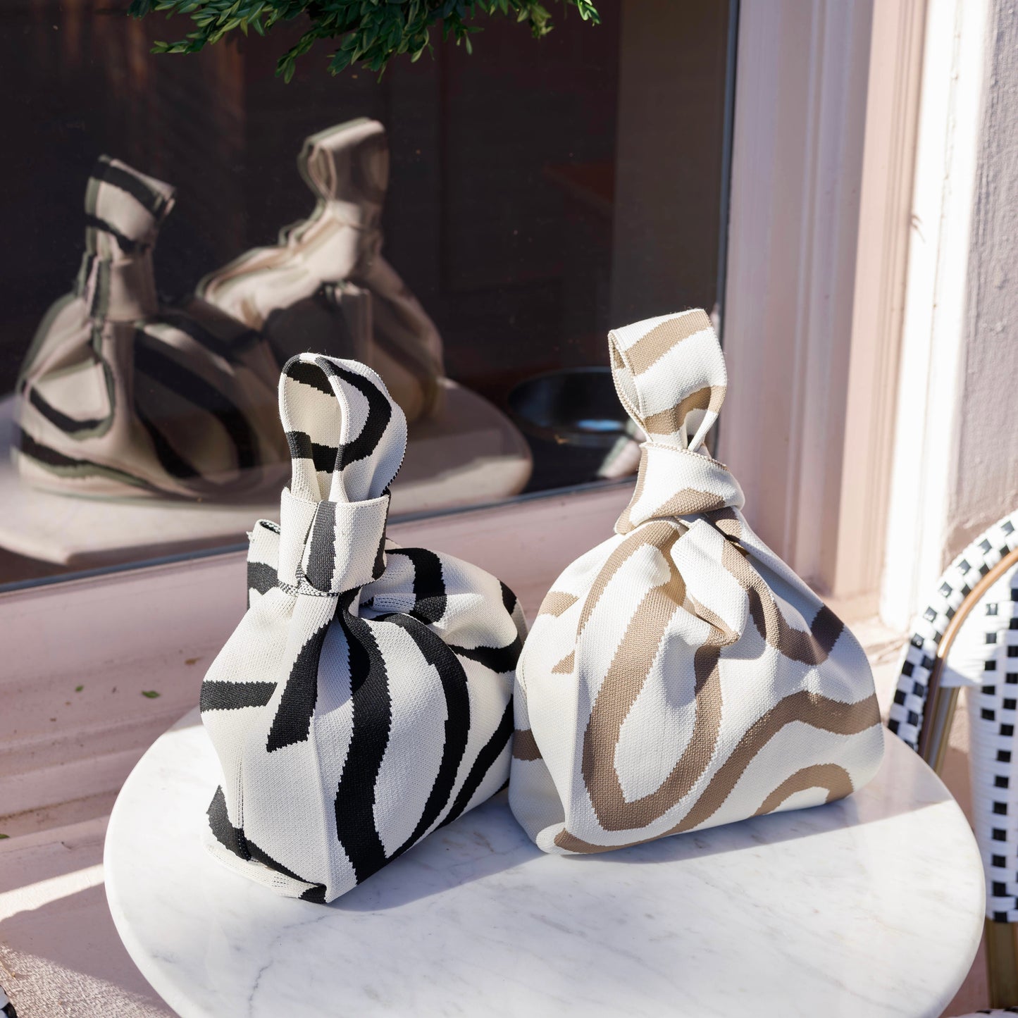 The Meander Beige Handbag