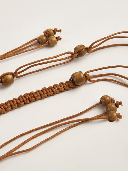 Cotton-Linen Knotted Belt