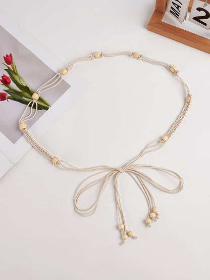 Cotton-Linen Knotted Belt