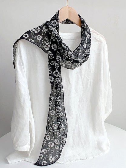 Ramie Vintage Print Handkerchief