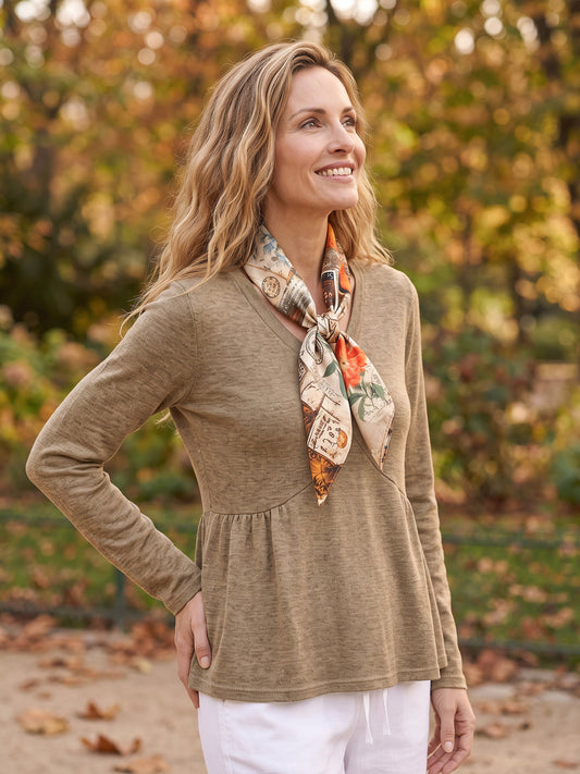 Airy Silk Cotton Everyday Scarf