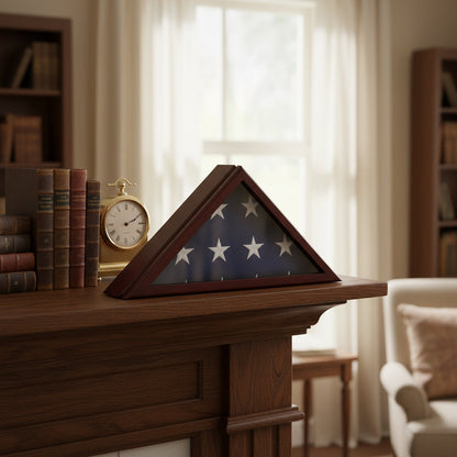 Officers Flag Display Case for 3Ft X5Ft Flag designed to hold a 3ft x 5ft flag