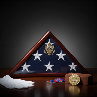 Flag Connections, Burial Flag Cases, 3ft x 5ft American Flag