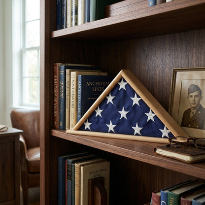 Ceremonial Flag Display Triangle