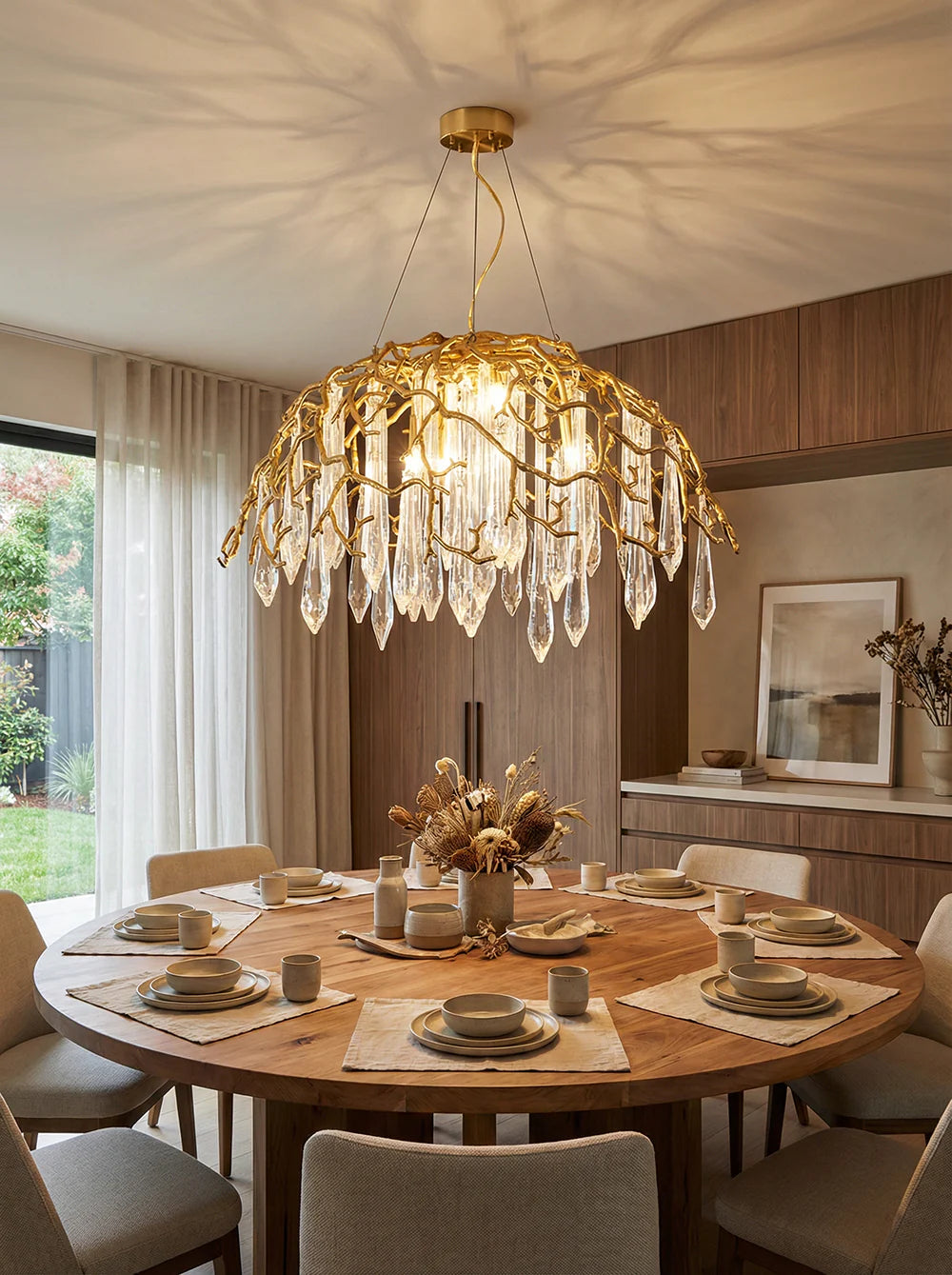 Aqua Dome Chandelier