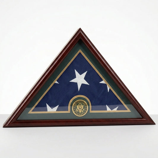 Army Flag Display Case Box, 5x9 Burial
