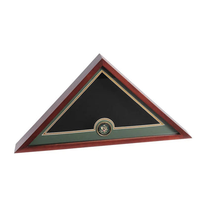 Medallion Flag Display Case, Memorial Flag Display case.