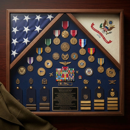 Flag Connections Army 2 Flag Shadow Box/Display Case