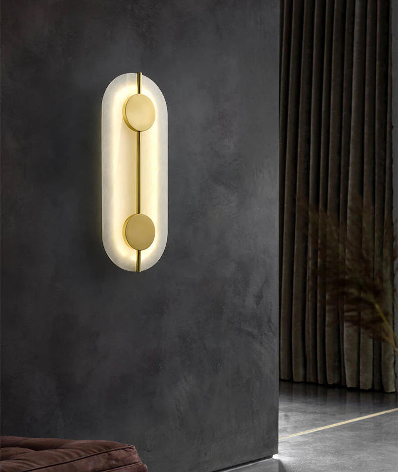 Artistic Simple Alabaster Wall Lamp