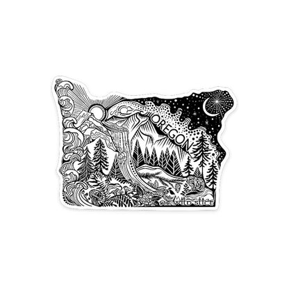 Oregon State  4" Sticker