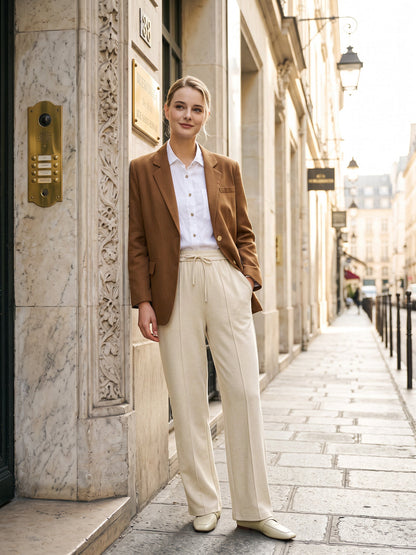Lyocell Linen Tailored Blazer CASSIDY