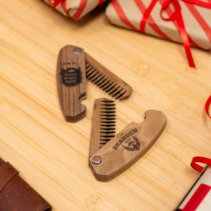 Wooden Beard Comb – Bearded Man